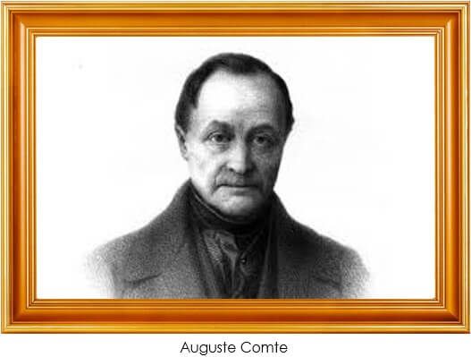 Retrato Auguste Comte