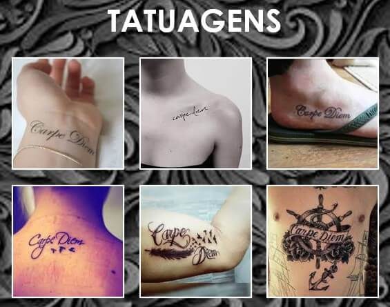 Tatuagens Carpe Diem